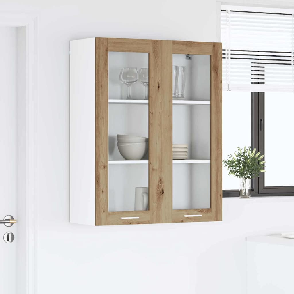 Hanging Cabinet with Shelf Riga Artisan Oak 80 x 31 x 100 cm